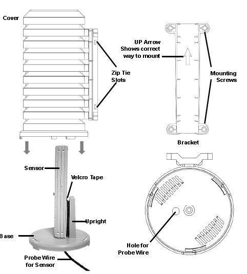 925-1418 Sensor Weather Shield Weather Stations Fast shipping Tech ...