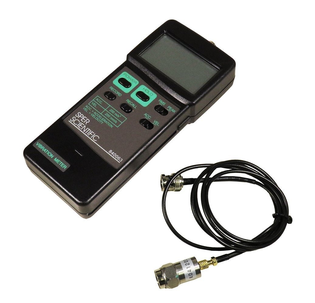 Sper Scientific Portable Handheld Vibration Meter 840063 Sper Scientific Portable Handheld Vibration Meter 840063